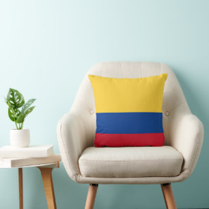 Colombia flag throw pillow