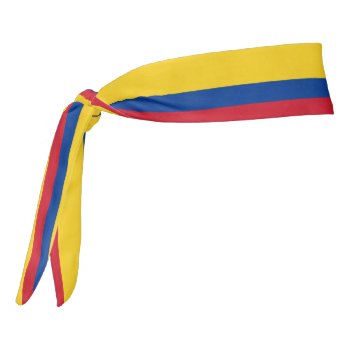 Colombia Flag Tie Headband by wowsmiley at Zazzle