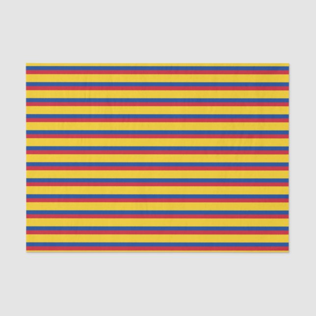 Colombia Flag Tissue Paper (Front)