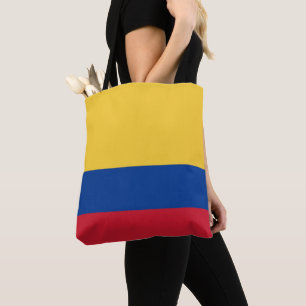 Colombia flag tote bag
