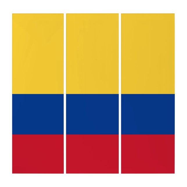 Colombia flag triptych (Front)