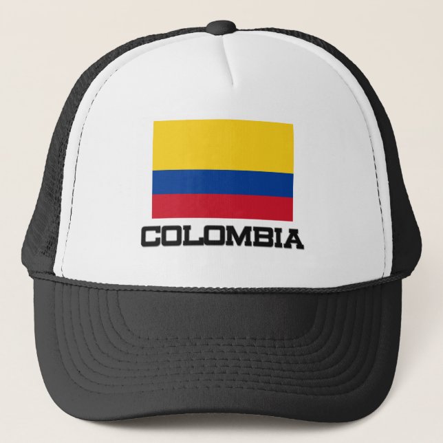 Colombia Flag Trucker Hat (Front)