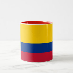Colombia Flag Two-Tone Coffee Mug