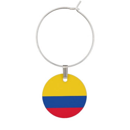 Colombia Flag Wine Charm