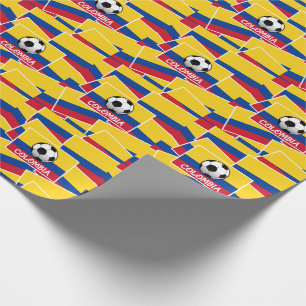 Colombia Football Wrapping Paper