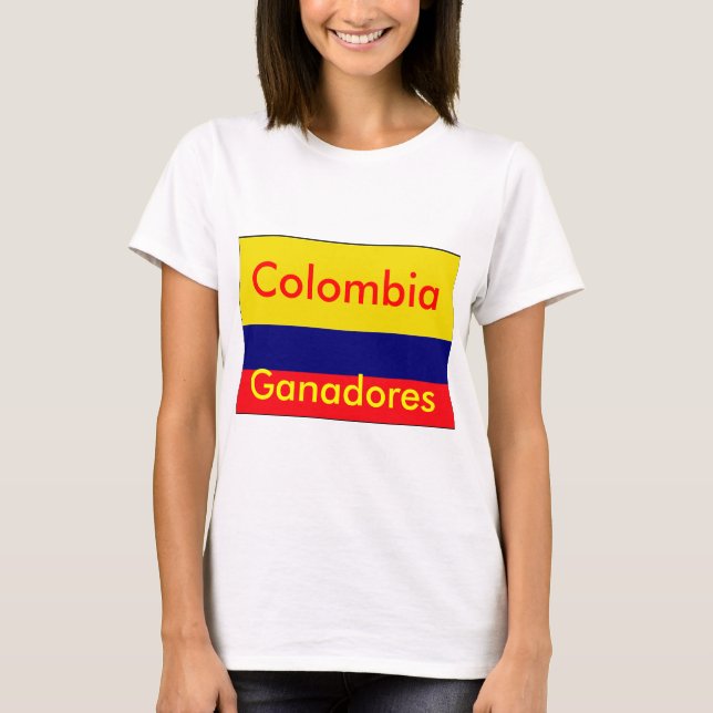 Colombia ganadores T-Shirt (Front)