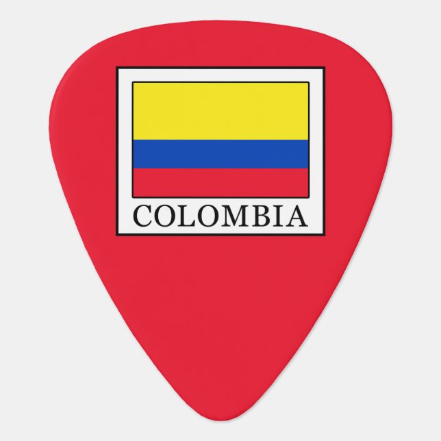 Colombia Guitar Pick (Front)