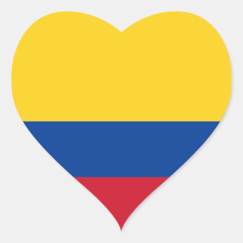 colombia heart sticker