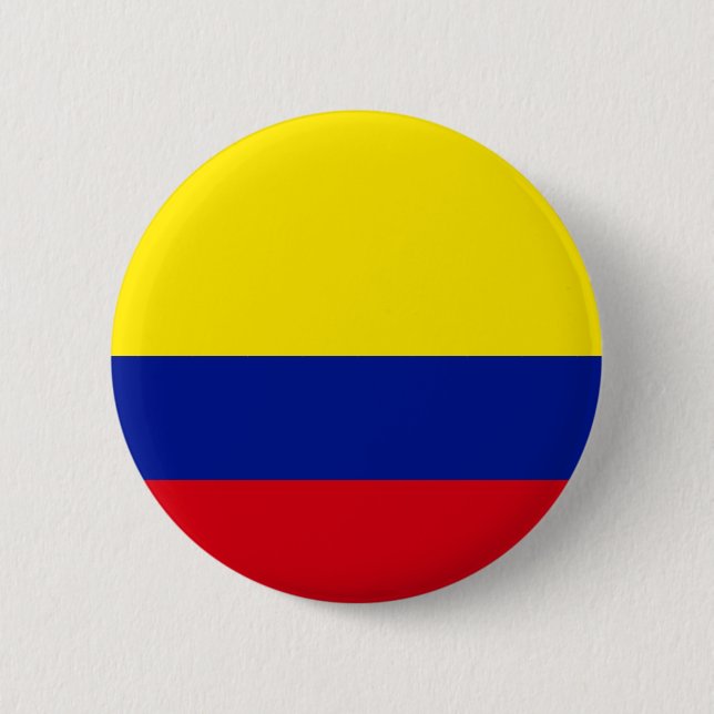 Colombia High quality Flag Button (Front)