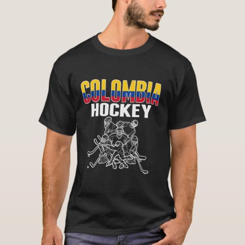 Colombia Ice Hockey _ Colombian Hockey Team Suppor T_Shirt