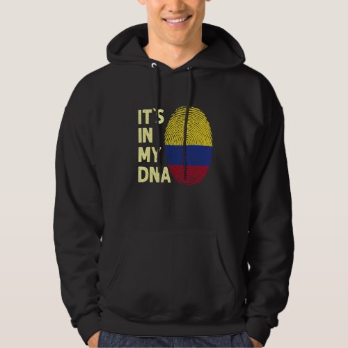 Colombia In My Dna Colombian Flag Team Colombia 1 Hoodie
