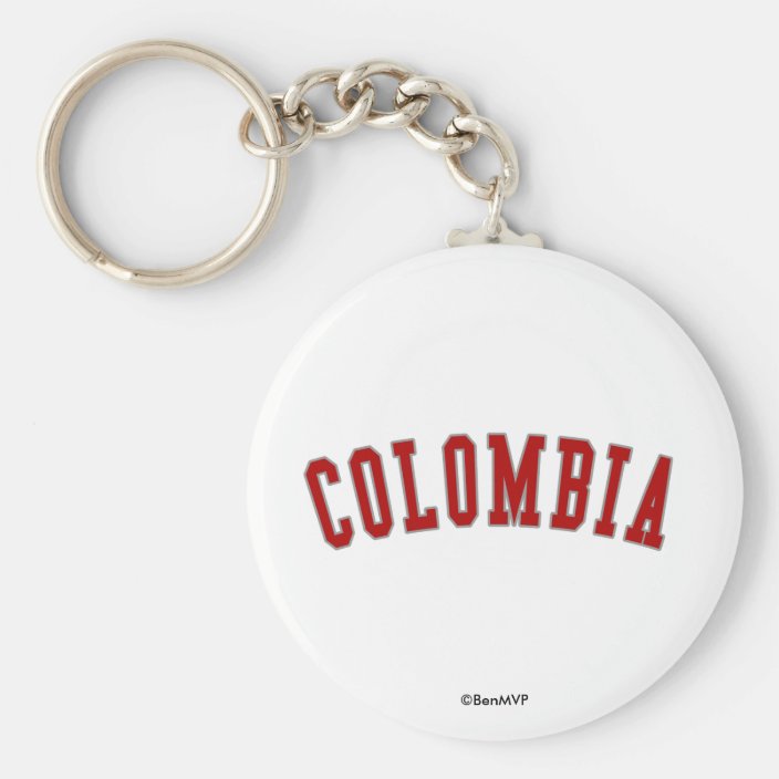 Colombia Key Chain