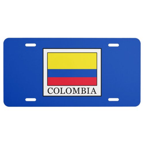 Colombia License Plate