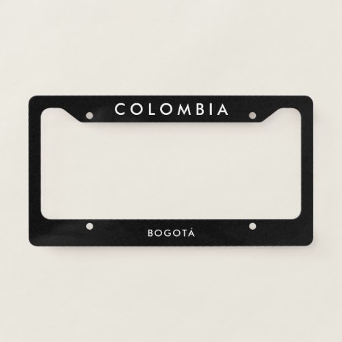 Colombia License Plate Frame