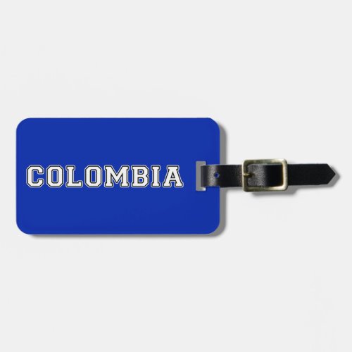 Colombia Luggage Tag