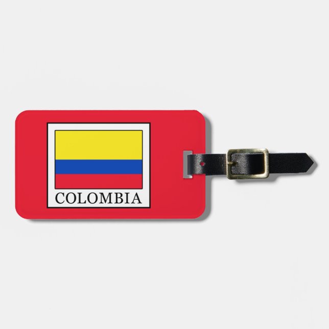 Colombia Luggage Tag (Front Horizontal)