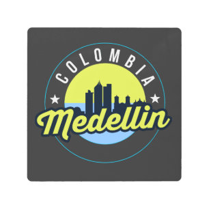 Colombia Medellin Cityscape Wall Art