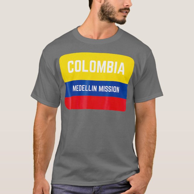 Colombia Medellin LDS Mormon Mission T-Shirt (Front)