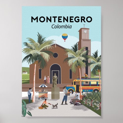 Colombia Montenegro poster