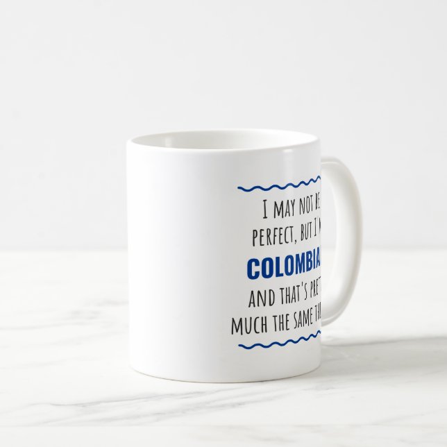 Colombia Mug  Colombian Gift Colomb (Front Right)