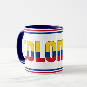 Colombia National Flag Patriotic Coffee Mug