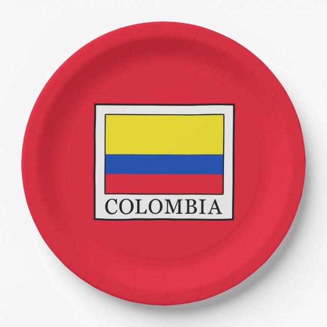 Colombia Paper Plates (Front)