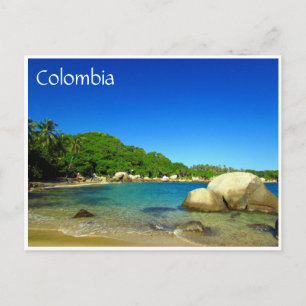 colombia parque nacional tayrona postcard
