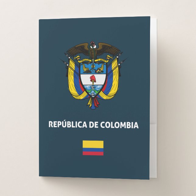 Colombia passport phone case pocket folder (Front)