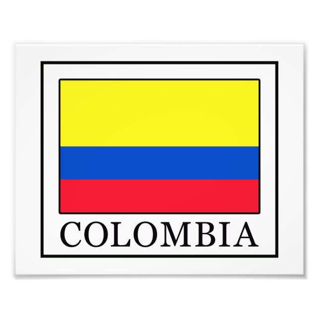 Colombia Photo Print (Front)