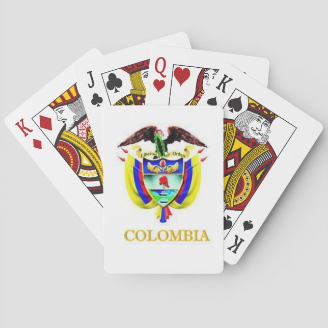 COLOMBIA POKER CARDS (Back)