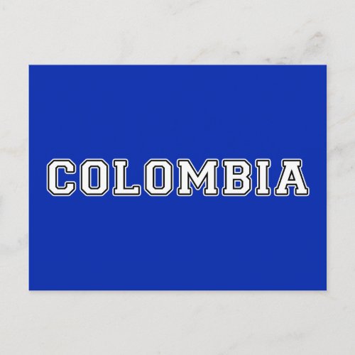 Colombia Postcard