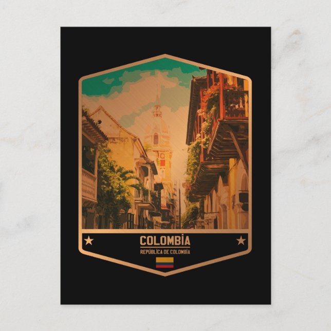 Colombia Postcard (Front)