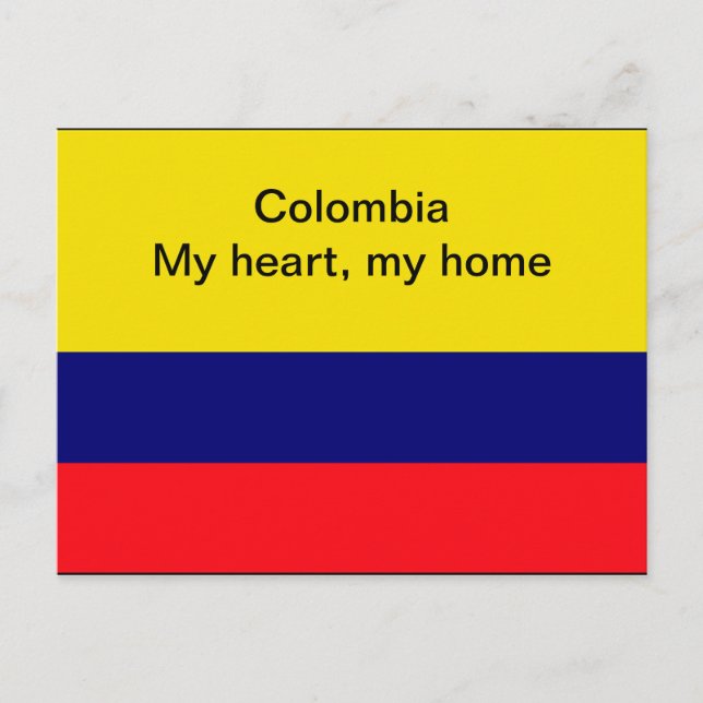 Colombia Postcard (Front)