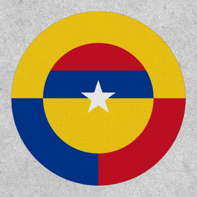 Colombia roundel country flag symbol army military patch (Front)