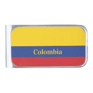 Colombia Silver Finish Money Clip