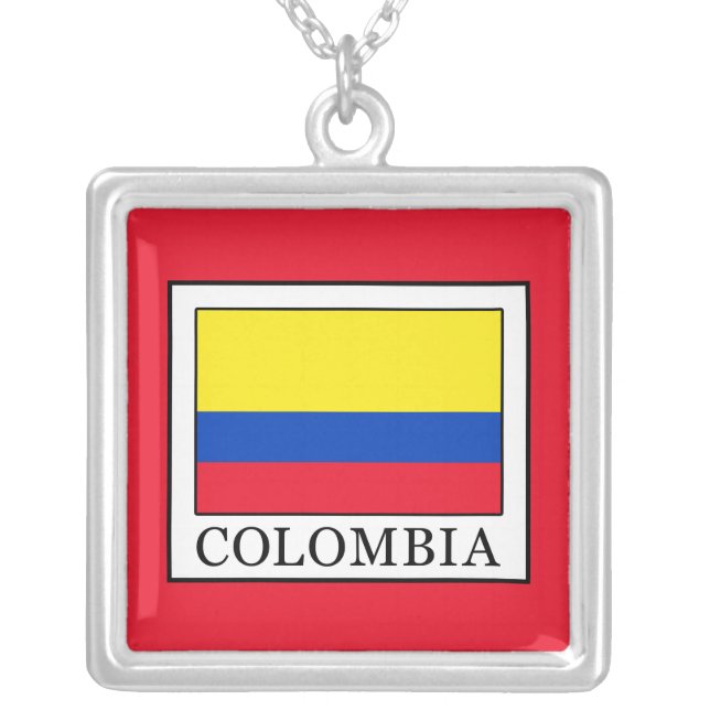 Colombia Silver Plated Necklace (Front)