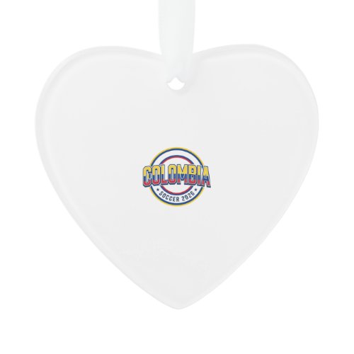 Colombia Soccer 2026 Soccer Bold Country Typograph Ornament