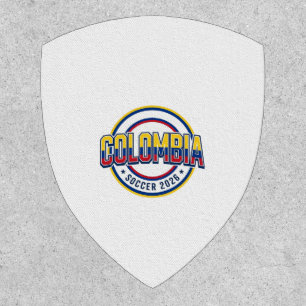 Colombia Soccer 2026 Soccer Bold Country Typograph Patch