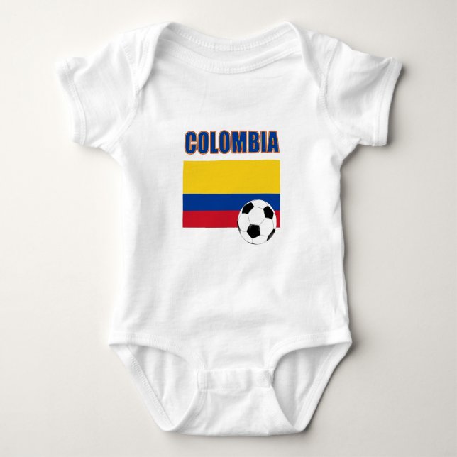 Colombia Soccer  4032 Baby Bodysuit (Front)