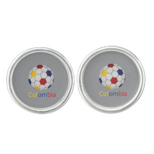 Colombia soccer cufflinks