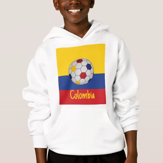 Colombia Soccer Hoodie (Front)