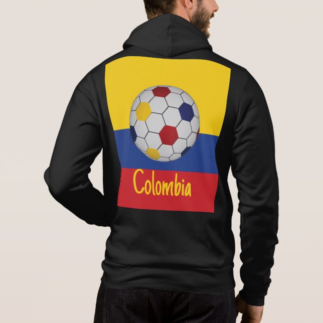 Colombia Soccer Hoodie (Back)