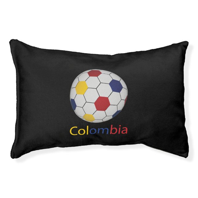 Colombia Soccer Pet Bed (Front)