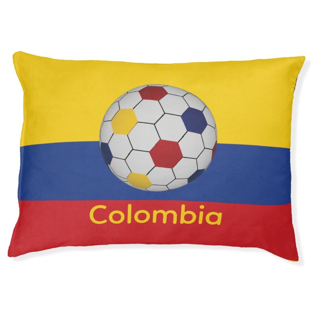 Colombia Soccer Pet Bed (Front)