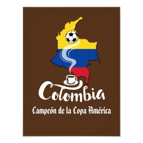 Colombia Soccer  Photo Print