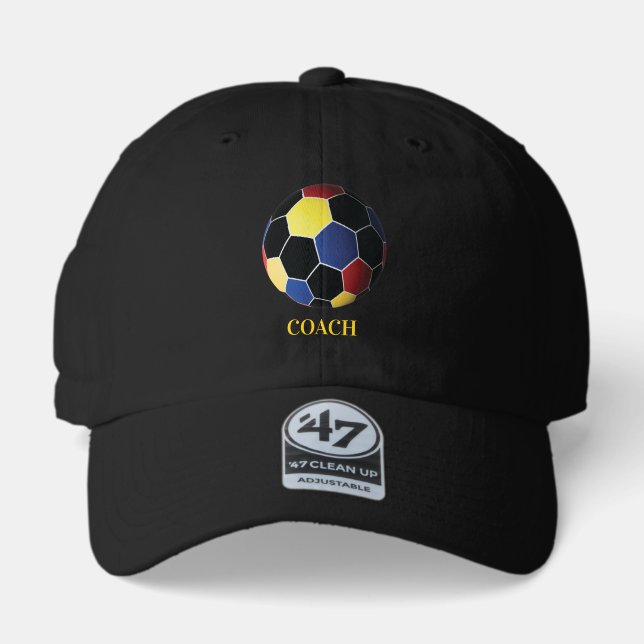 Colombia Soccer Poster 47 Brand Hat (Front)