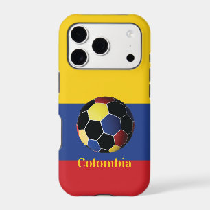 Colombia Soccer Poster iPhone 17 Pro Case