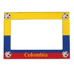 Colombia Soccer Poster Magnetic Frame