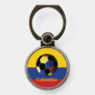 Colombia Soccer Poster Phone Ring Stand
