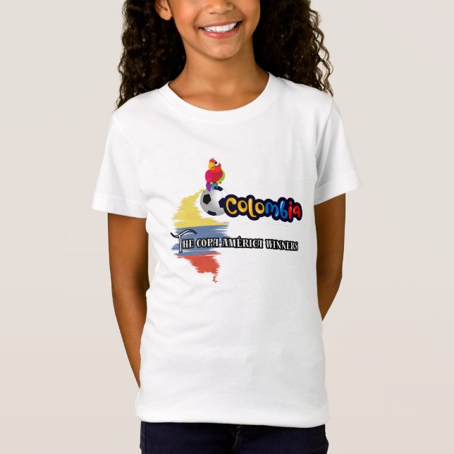  Colombia Soccer  T-Shirt (Front)